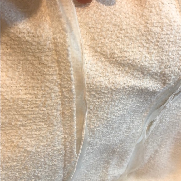 Liza Biday lined cream skirt sz 4 - Picture 4 of 6